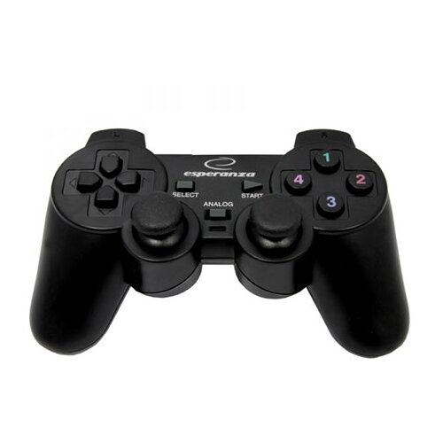 Game Pad ESPERANZA WARRIOR, vibration, PC, USB, black, EG102 Cijene