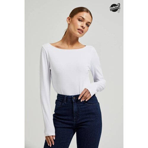 Moodo Women's long-sleeved T-shirt - white Cijene