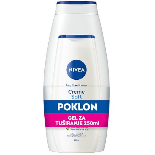 Nivea Creme Soft kremasti gel za tu&scaron;iranje 750+250ml gratis Cene