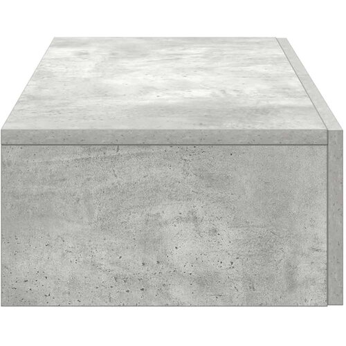 Zidna polica s ladicama beton siva 80x33x17cm konstruirano drvo Slike
