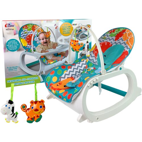 Lean_Toys Cradle Rocker Seat Stolček za Hranjenje 2v1 Slike