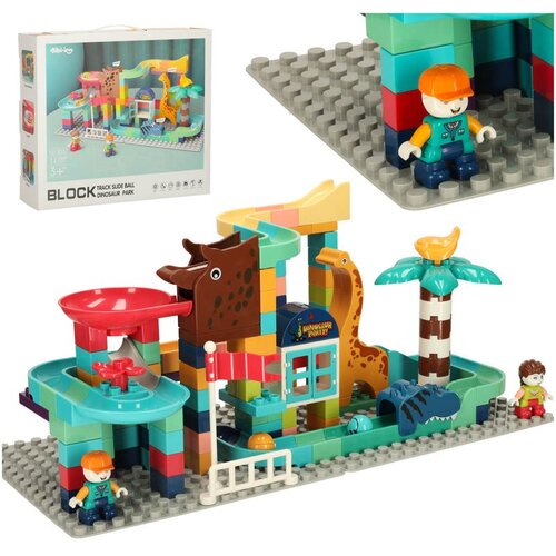 Creative Blocks Dinosaur Park staza s loptom 147 dijelova Slike