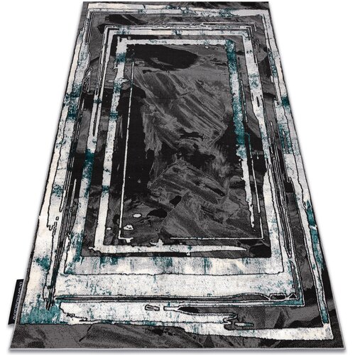 RugsX Preproge Preproga DE LUXE sodobni 619 Okvir - 140x190 cm Siva Cene