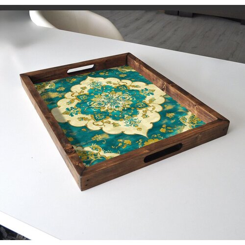 Aberto Design Poslužavnik REF033 48 x 38 x 4 cm, Šareni Cene