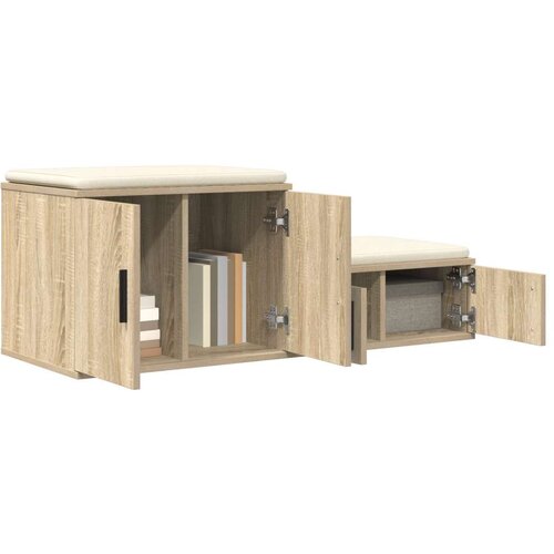  Ormar za pohranu od Sonoma hrasta 118x41x40 cm Slike