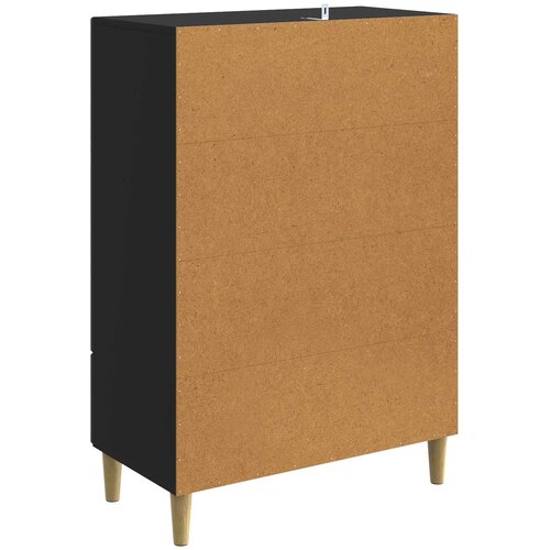  Kreveta Crna 66 x 34,5 x 95 cm Konstruirano drvo Slike