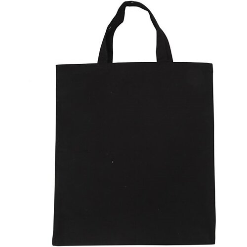  Pamučna crna torba za kupovinu  - 38 x 42 cm (torba za doradu) Cijene