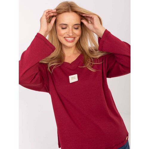 RELEVANCE Blouse-RV-BZ-A852.51-burgundy Slike