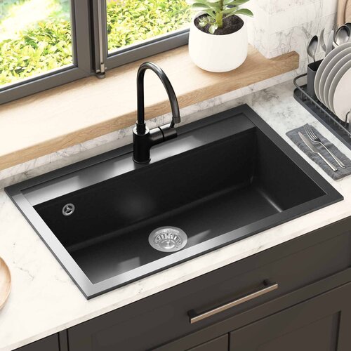  Umivaonik Crna 795 x 505 mm Granit Cijene