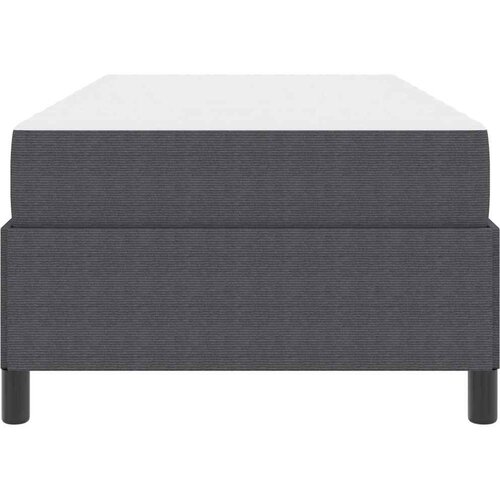  Krevetna konstrukcija Tamno siva 100 x 200 cm tkanina Slike