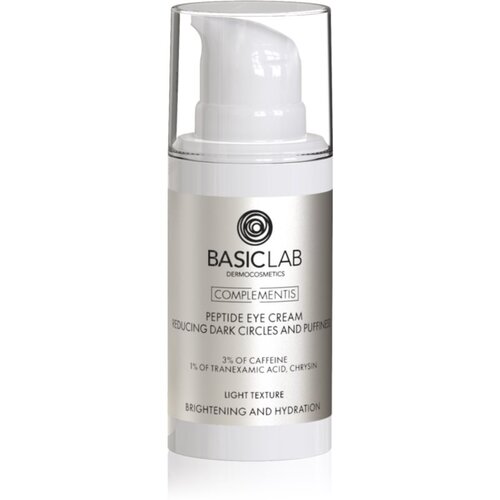 BasicLab Dermocosmetics Complementis lahka krema za predel okoli oči proti oteklinam in temnim kolobarjem 15 ml Cene