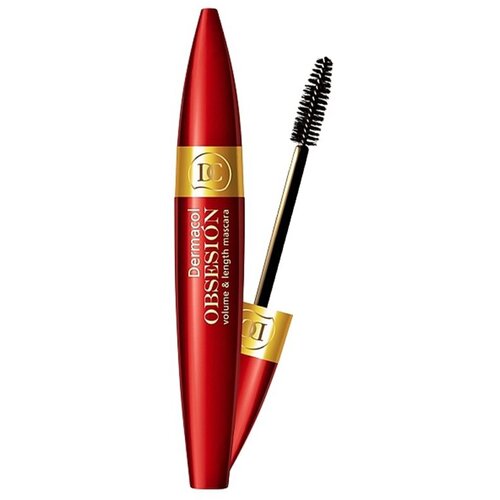Dermacol Obsesión volume & lenght maskara za volumen in razširitev trepalnic 12 ml odtenek black Cene
