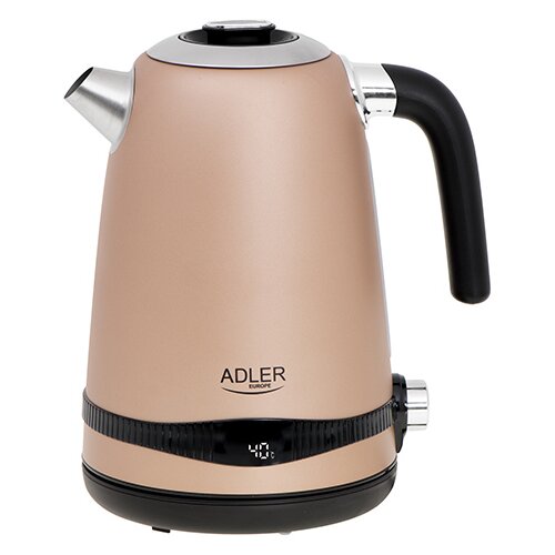 Adler grelnik vode 1,7L z LCD zaslonom/nastavitev temperature &amp;scaron;ampanjec barva AD1295 Slike