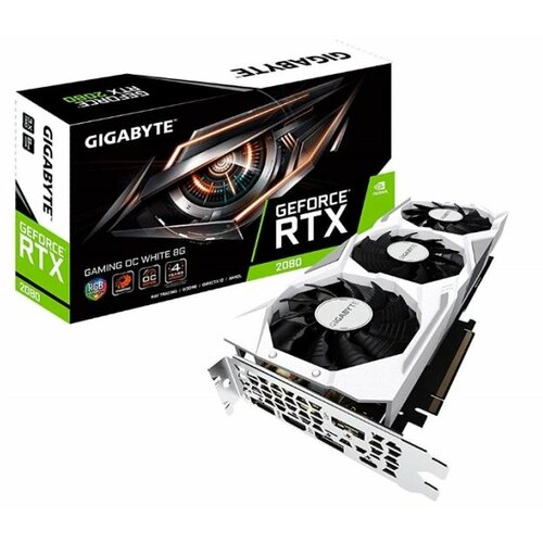 Gigabyte GeForce RTX 2080 GAMING OC WHITE 8G (GV-N2080GAMINGOC WHITE-8GC) grafička kartica Slike