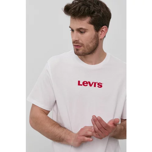 Levi's T-shirt moški, bela barva