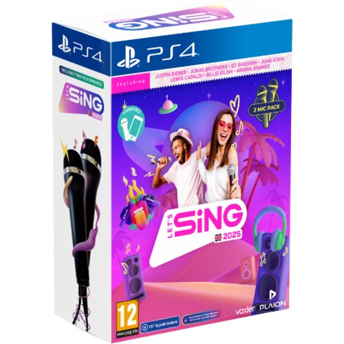  LET'S SING 2025 - PS4 DOUBLE MIC BUNDLE, (21564698) Cene