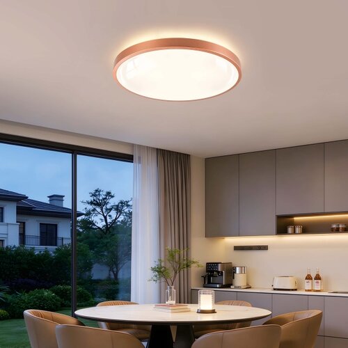 Brilagi LED prigu&amp;scaron;iva svetiljka GLASS POOL DOUBLE LED/60W/230V 50 cm bakarna + daljinski upravljač Slike