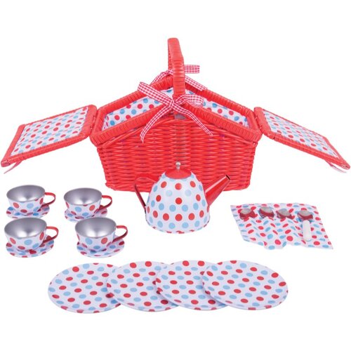 Bigjigs Toys Tea Set in Picnic Basket komplet igrač 3y+ 1 kos Cene