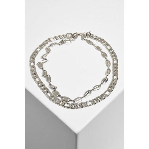 Urban Classics Accessoires Layering Basic Necklace silver Cene