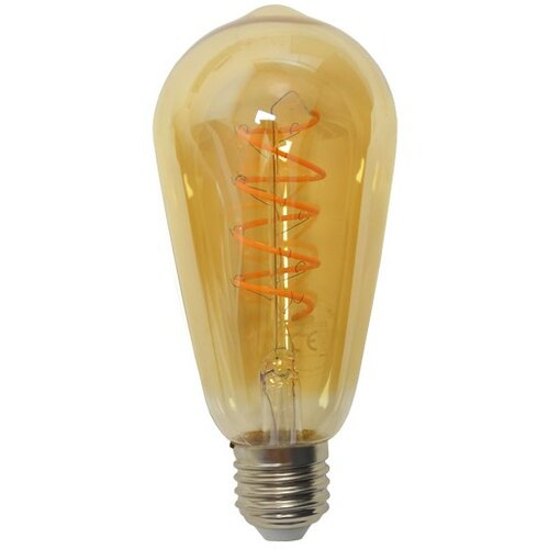 Mitea Lighting E27 4W ST64 2200K filament amber led flex sijalica 230V 300lm Slike
