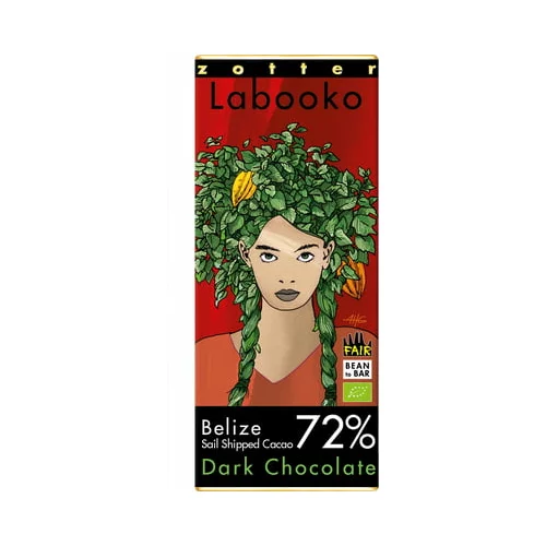 Zotter Schokoladen Bio Labooko 72% Belize "Sail Shipped Cacao"