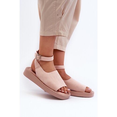 Boto Comfortable Women's Platform Sandals Pink Rubie Cene
