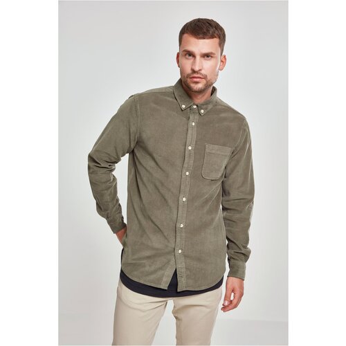 Urban Classics Corduroy shirt olive Cijene