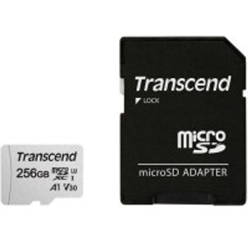 Transcend microSDXC 300S-A 256GB Class 10 UHS-I U3 V30 A1 Slike