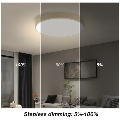  Brilagi - LED prigu&amp;scaron;iva svetiljka POOL LED/48W/230V 3000-6000K prečnika 40 cm bež + daljinski upravljač Slike