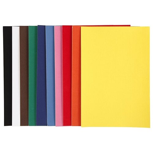  Velur A4 papir - set od 10 kom - izaberi boju (somotski papir) Slike