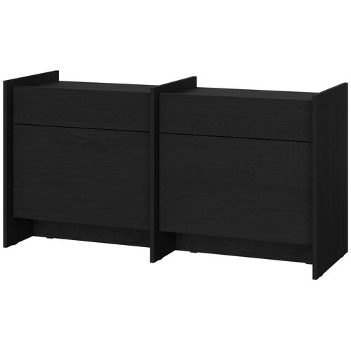 Noo.ma Crna komoda 146x76x51 cm Hido &amp;ndash; Slike