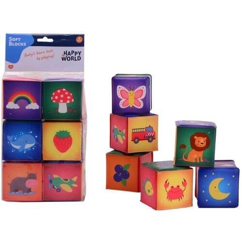 Magaza Happy World mekane kocke 6 komada Slike