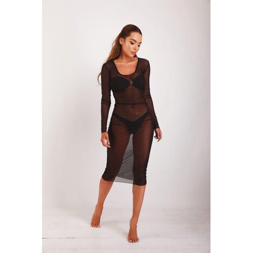 DEVI COLLECTION Ženska haljina za plažu Sarah crna Cene