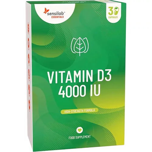Sensilab Essentials Vitamin D3 4000 I.E., kapsule