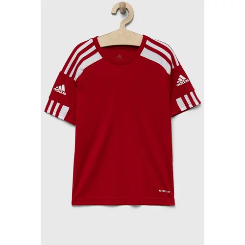 Adidas Otroška kratka majica rdeča barva