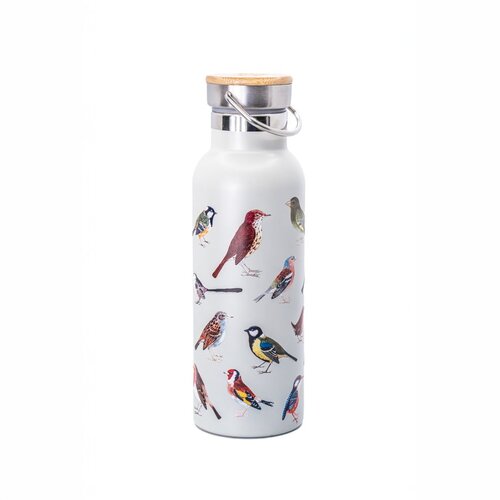 Sass & Belle Bijela boca za vodu za put od nehrđajućeg čelika 425 ml Vintage Birds – Cijene