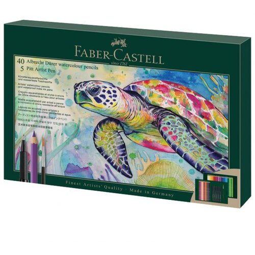  SET ALBRECHT D&Uuml;RER & PITT ARTIST PEN PK46 FABER CASTELL 217554 SORTIRANO Cene