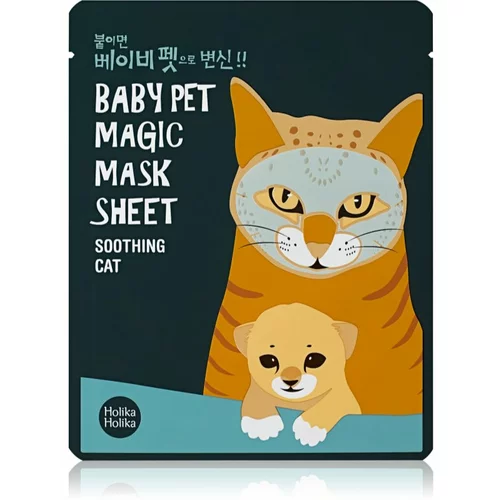 Holika Holika Magic Baby Pet osvežilna in pomirjajoča maska za obraz 22 ml