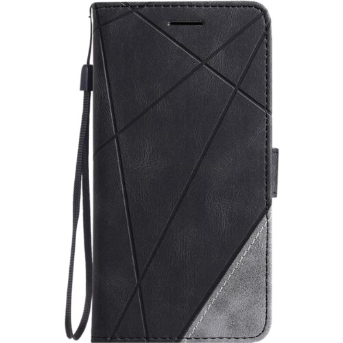 Chameleon Preklopna torbica za Samsung Galaxy A15 4G/5G, WLGO-Lines, črna Slike