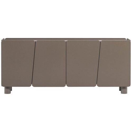 WOOOD Rjava komoda iz masivnega bora 200x85x45 cm Root &amp;ndash; Slike