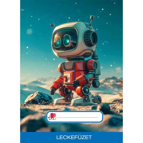 ICO Sveska za domaće zadaće s motivom ježa i robota, A5 Slike