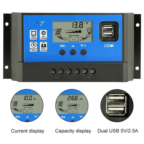 regulator kontroler za solarni panel 12V i 24V 20A Slike
