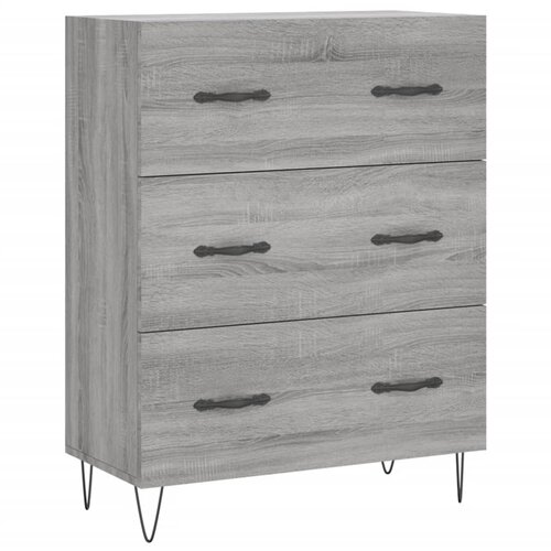 Maison Chic Komoda - Predalnik siva sonoma 69,5x34x90 cm inženirski les, (21717484) Cene