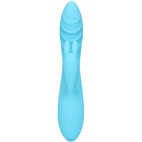 Shots Loveline - baterijski, vodoodporen vibrator zajček z vzvodom za &amp;scaron;čemenje (modra barva) Slike