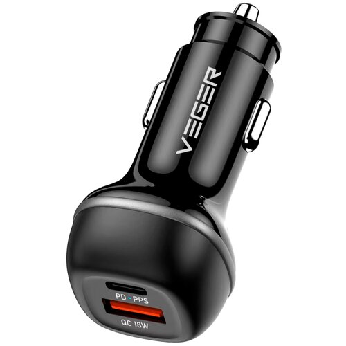 Veger avtopolnilec CC62 USB+USB-C PD, QC3.0 51W Cene