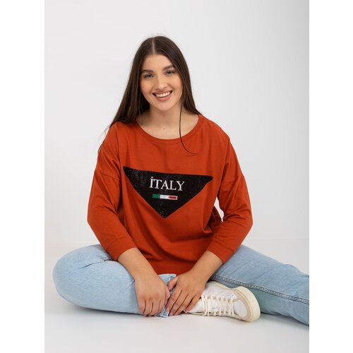 Vikki Blouse-VI-BZ-2911.82P-dark orange Cene