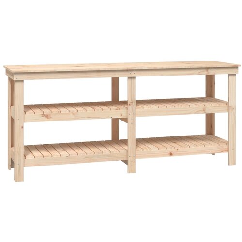 VidaXL Radni stol 181 x 50 x 80 cm od masivne borovine Slike