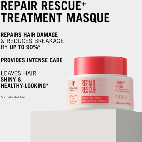 Schwarzkopf Professional BC Bonacure Repair Rescue+ intenzivna hranilna maska za po&amp;scaron;kodovane lase 200 ml Slike