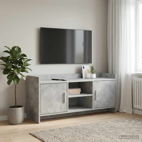 TV ormar 102 x 33 x 47 cm Betonska siva Konstruirano drvo Cijene