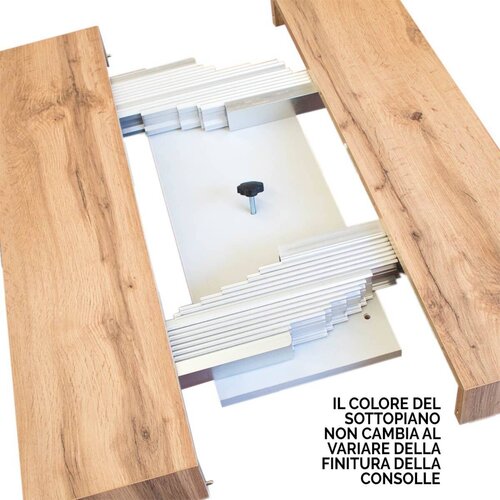 Ityhome 90 x 77 konzolna miza rjava, (20848021) Slike